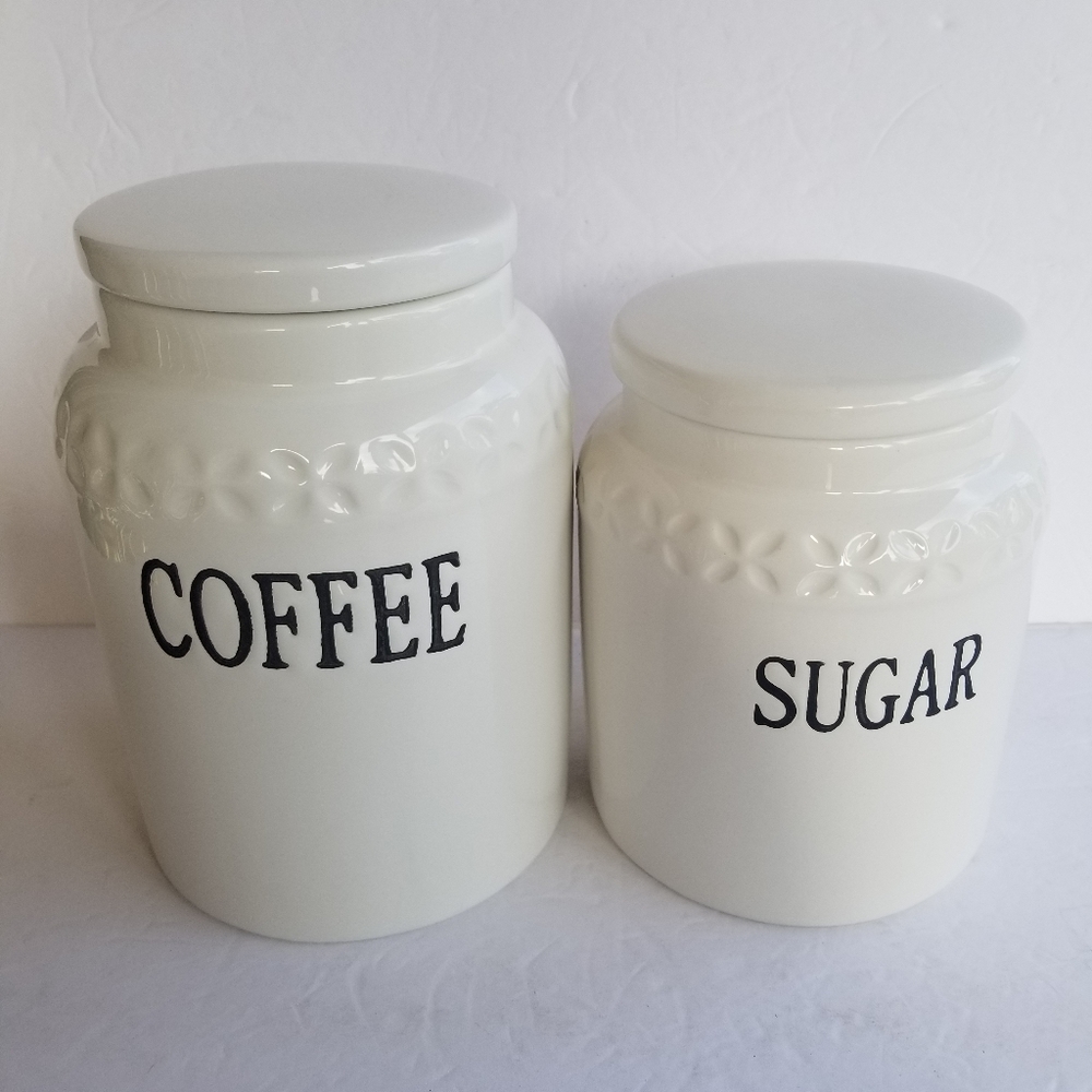 Thl Coffee & Sugar Canister Set of 2
